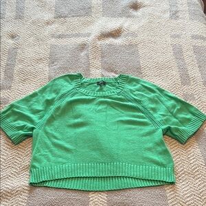 Express Vibrant Green Knit Top